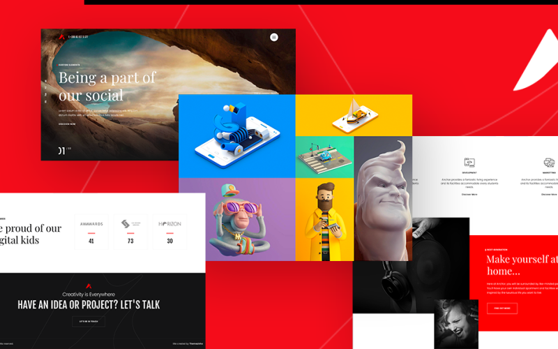 Ankare | Freelancer & Creative Agency Portfolio HTML-mall
