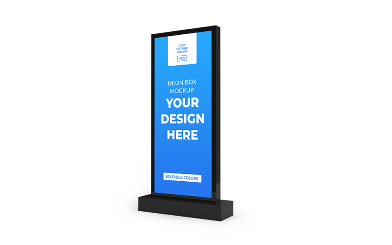 Makieta Neon Box Sign