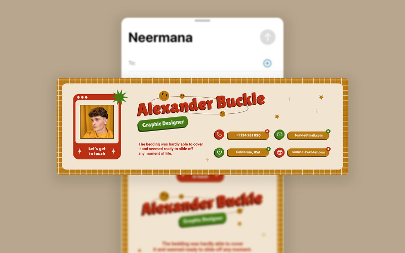 E-postsignaturmall - retrotema