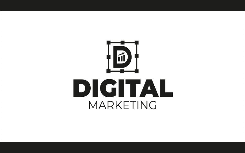 Creative Digital Market Logo Design #221383 - TemplateMonster