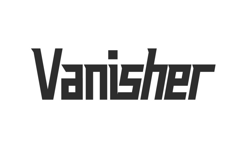 Шрифт дисплея Vanisher Sans Serif