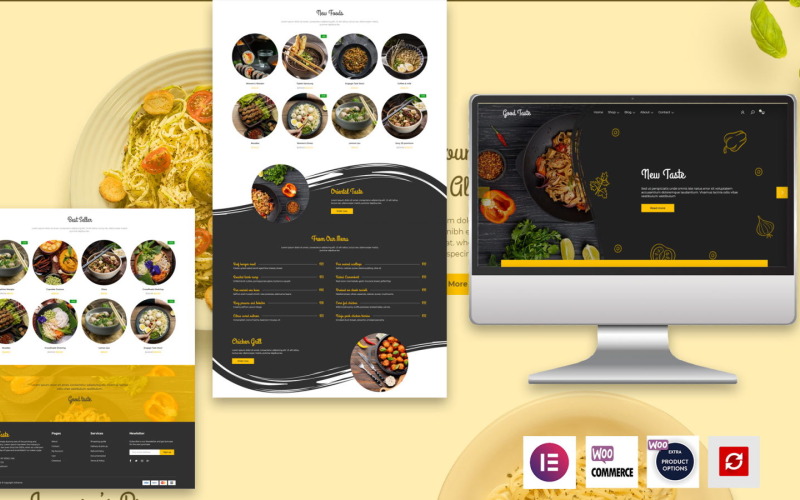 GoodTaste - The Elementor Restaurant WooCommerce 主题