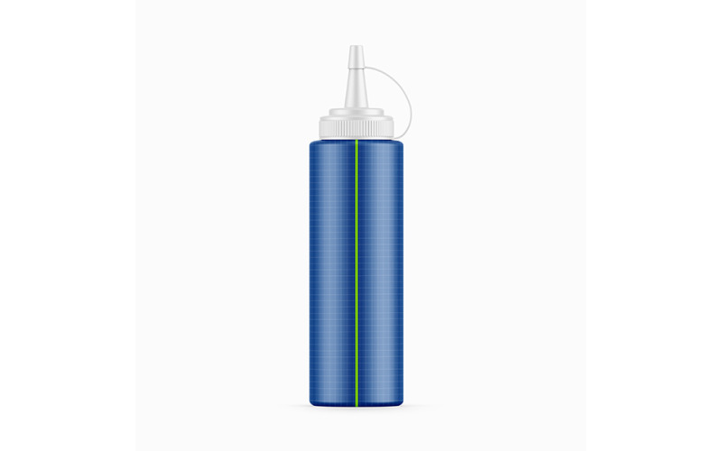 Plastic Sauce Bottle Mockup