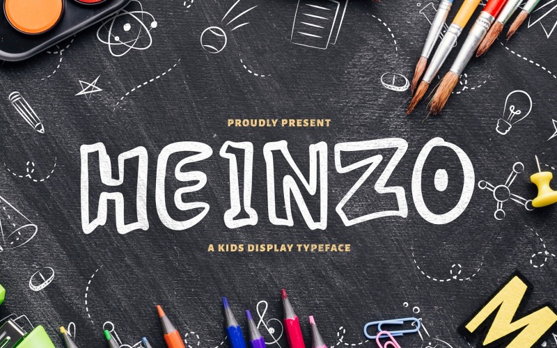 Heinzo - Verspielte Displayschrift