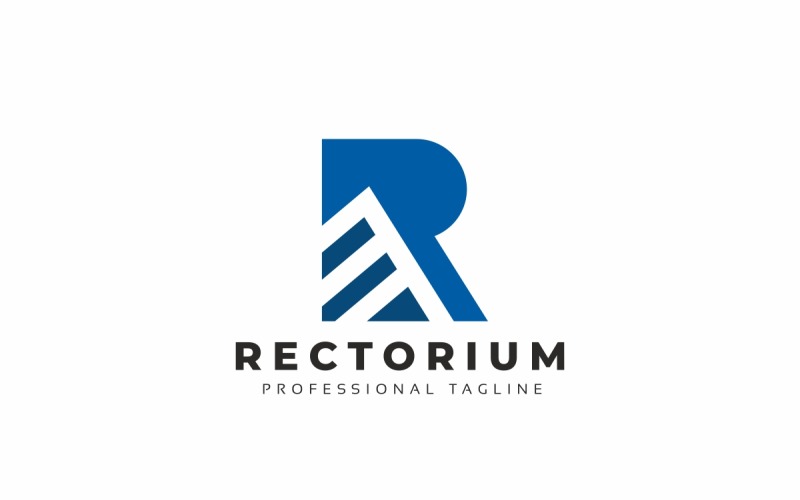 R Letter Finance Logo Vorlage