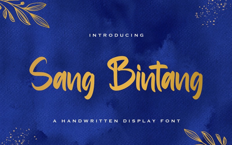 Sang Bintang - Fuente manuscrita