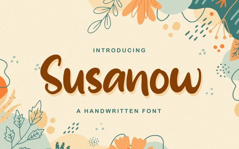 Susanow - Handskrivet teckensnitt