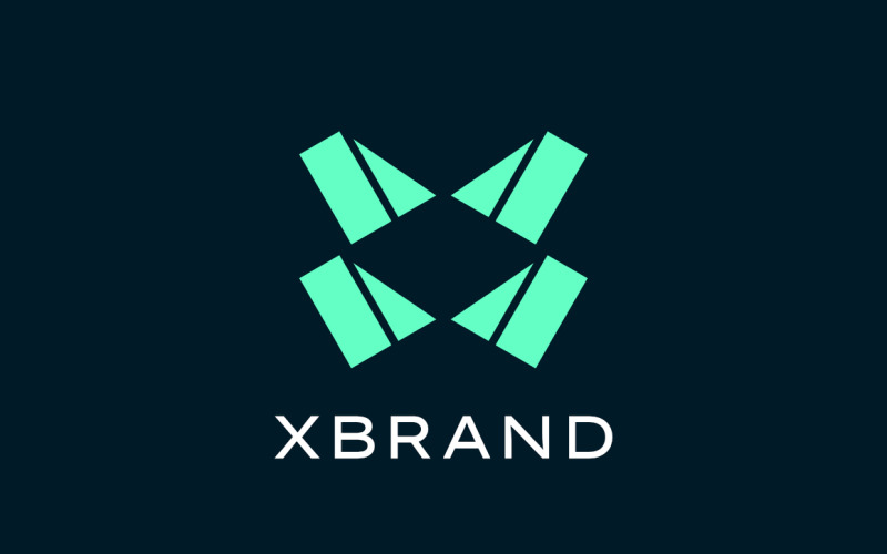 Logo Dynamic Flat X Verde