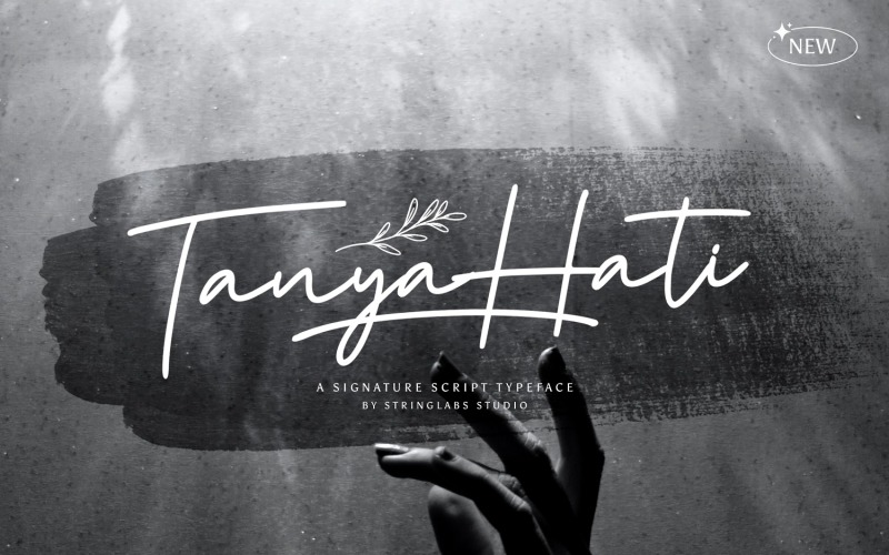 Таня Хаті – підписний шрифт