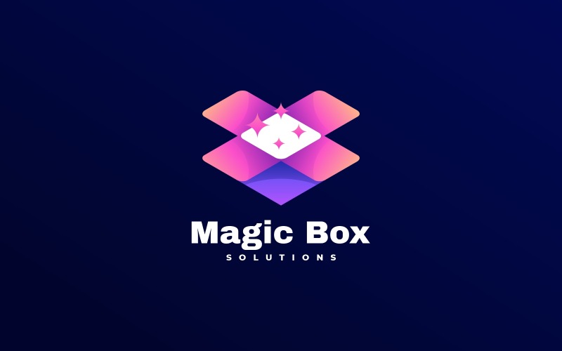 Box Gradient Colorful Logo