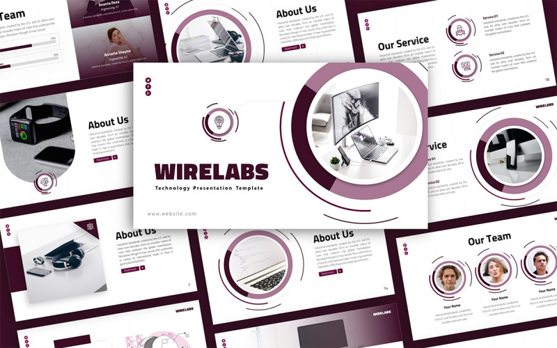 Wirelabs - 技术多用途 PowerPoint 演示模板