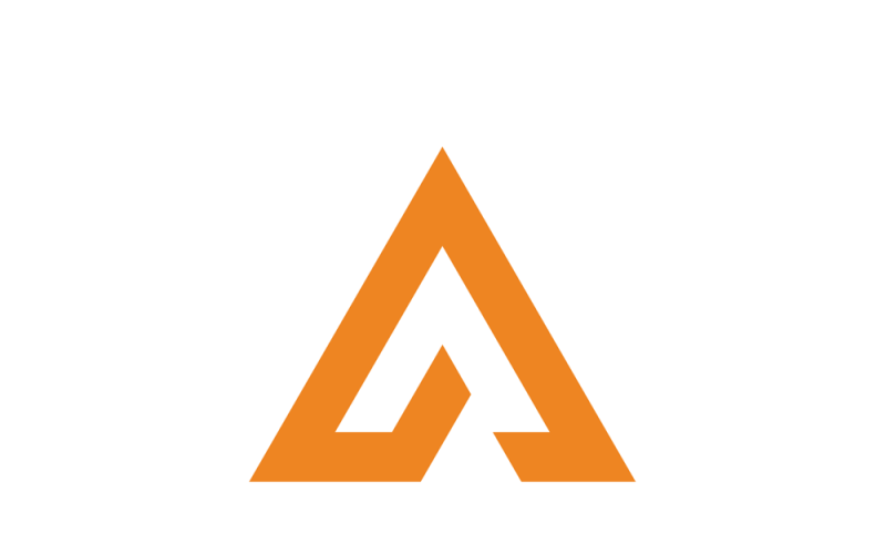 Alpha-字母 A 标志设计模板