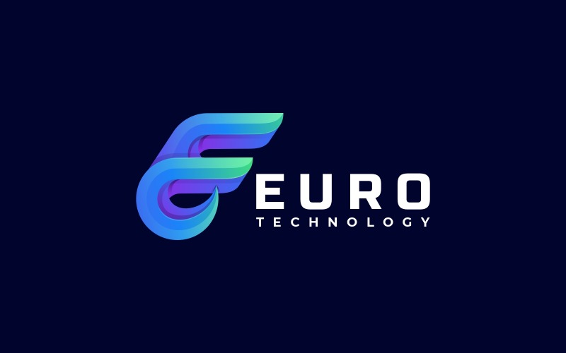 Euro Gradient Logotypmall