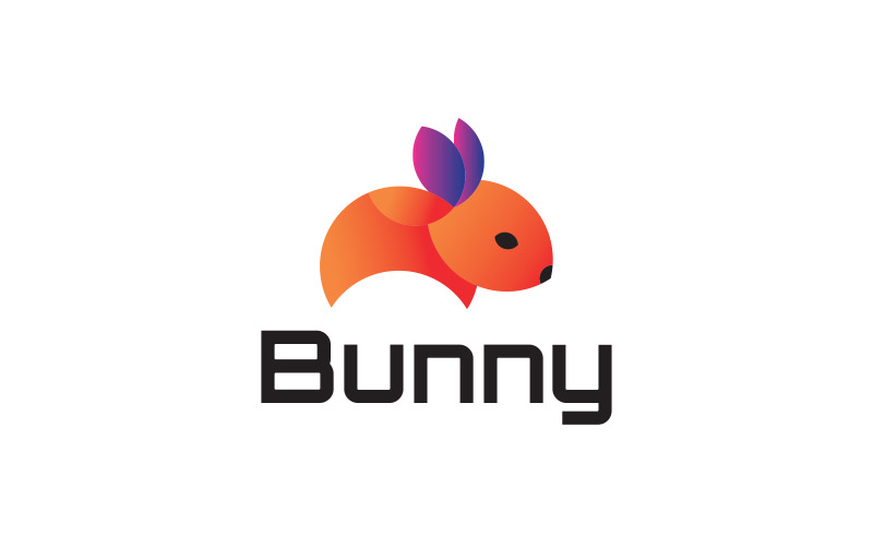 Hase Logo Design Vorlage 01