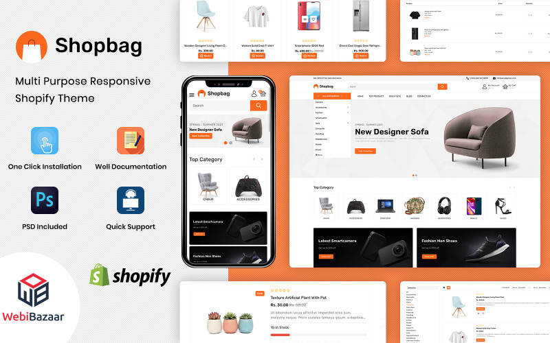 Shopbag - Multipurpose Furniture Shopify-tema