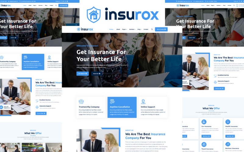 Insurox - HTML5 шаблон страхової компанії