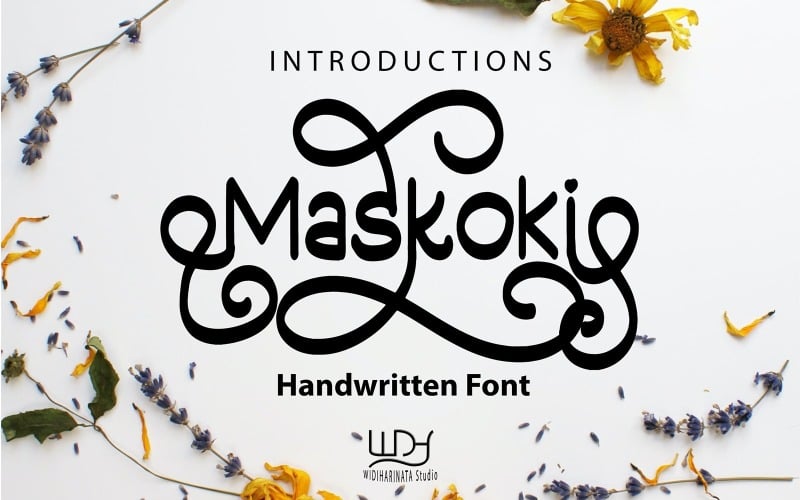 Maskoki - Handwritten Font
