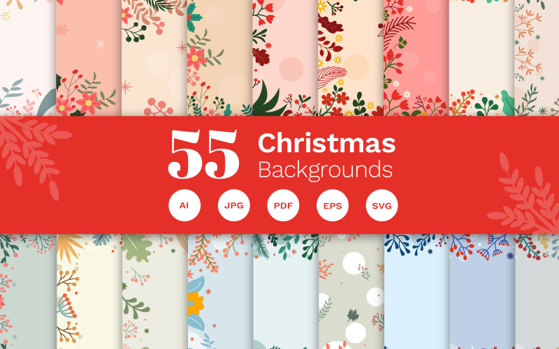 55 vetores de fundo de Natal