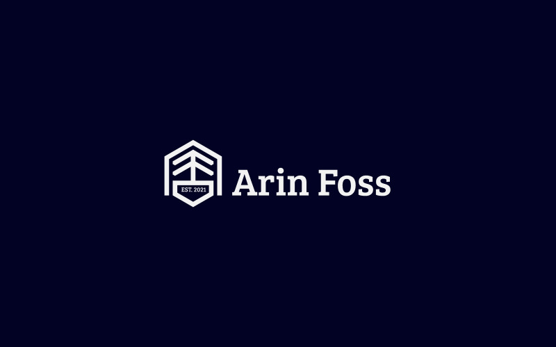 A + F 标志设计模板