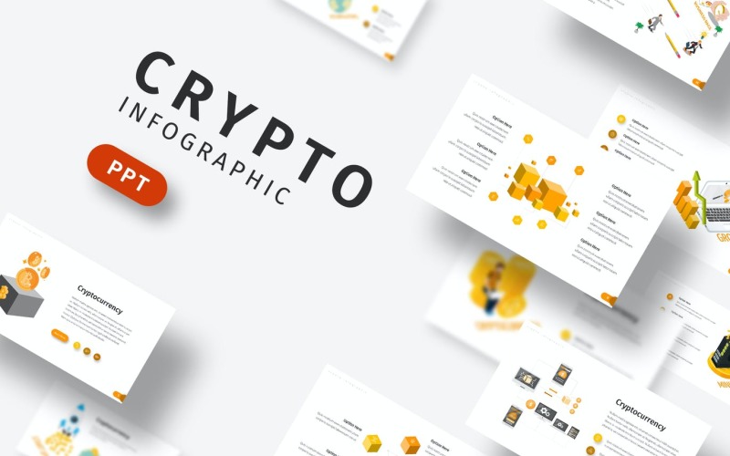 Crypto - PowerPoint Infographics Slide