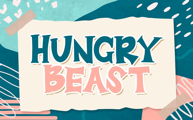 Hungry Beast – Грайливий дисплейний шрифт