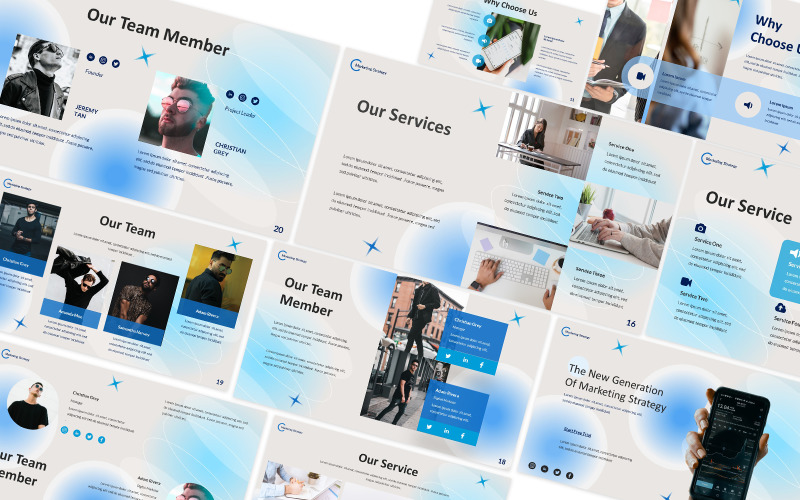 Marketing Strategy Business Powerpoint Template
