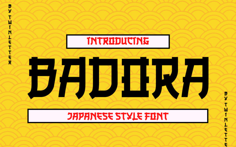 Badora umělé japonské písmo