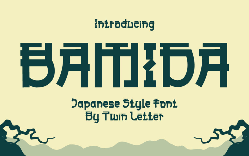 Bamida umělé japonské písmo