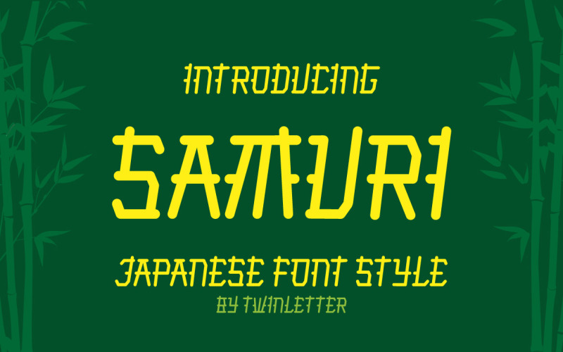 Samuri Faux japán betűtípus