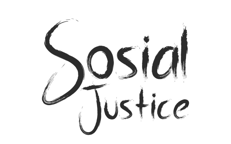 Sosial Justice Horror-lettertype