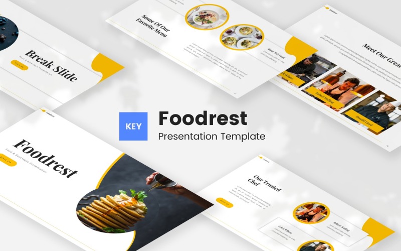 Foodrest — szablon motywu przewodniego żywności