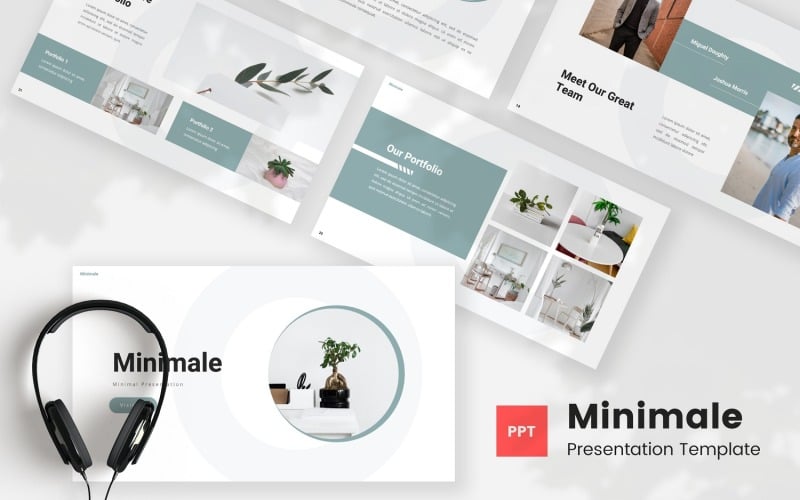 Minimale — Modello PowerPoint minimo