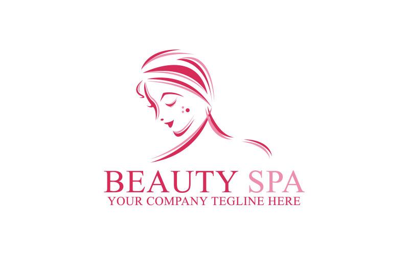 Beauty Spa logotyp designmall