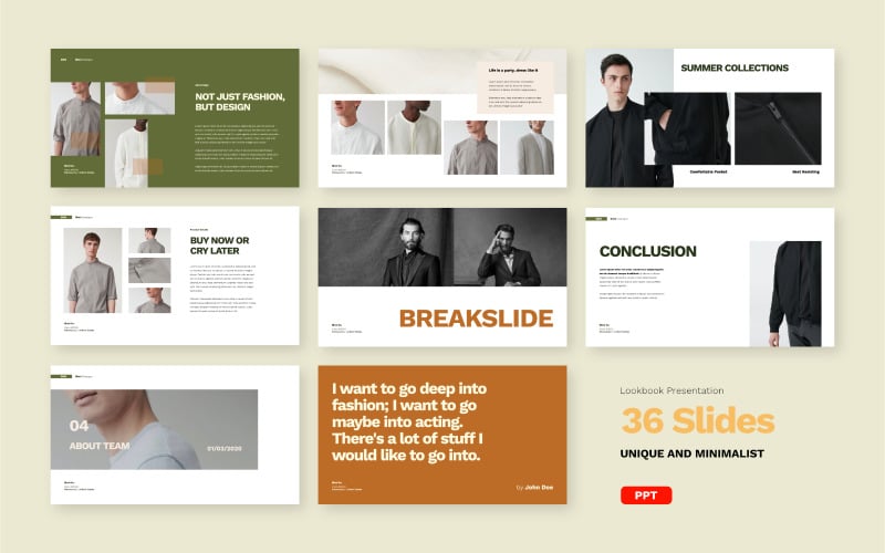 Blind - Fashion Catalogue Presentation Powerpoint Template
