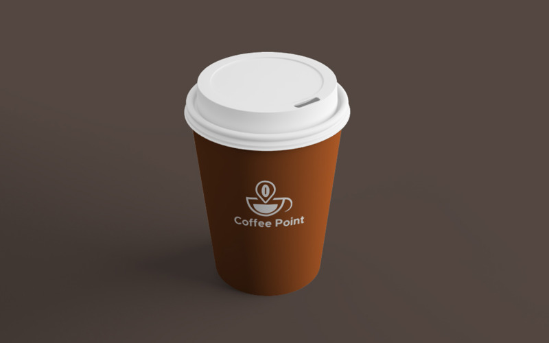 Coffee Point Logo Design Template #222926 - TemplateMonster