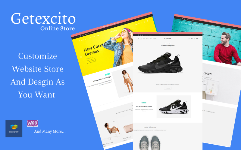 Getexcito | Mode och minimalt Woocommerce-tema