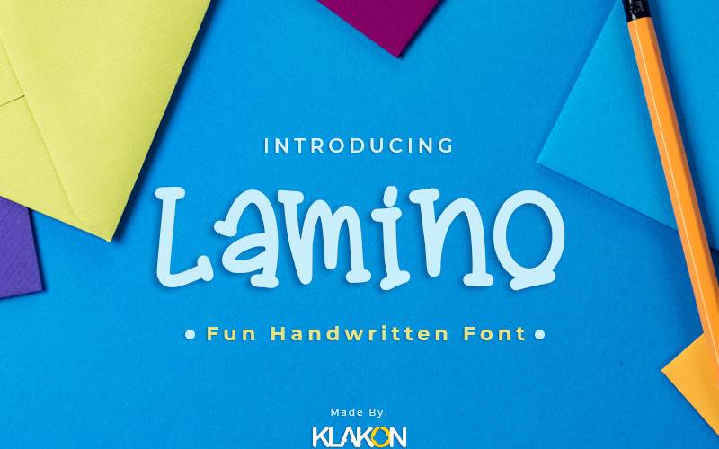 Lamino - креативный дизайн шрифтов