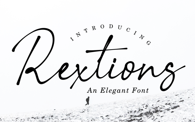 Rextions / ett elegant typsnitt
