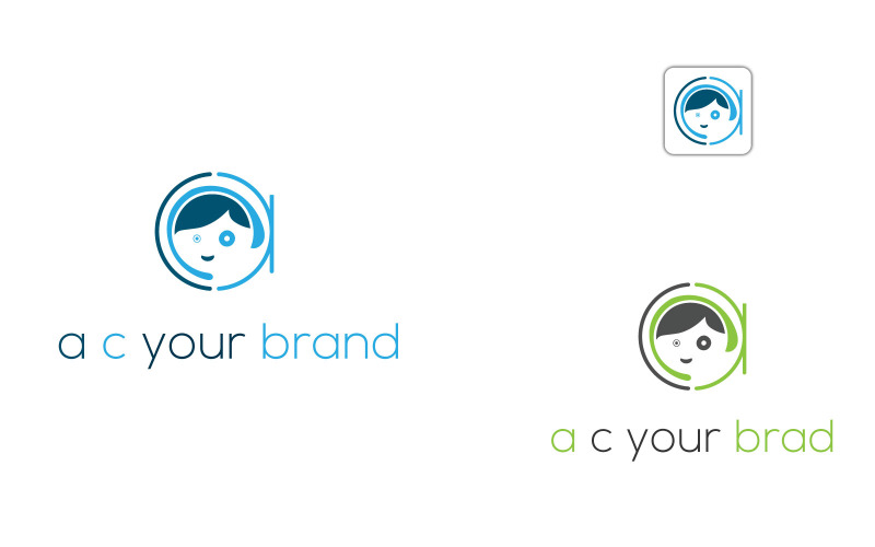 AC ve Müşteri Desteği Kreatif Logosu