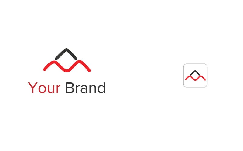 AM vecteur de conception de logo d'entreprise