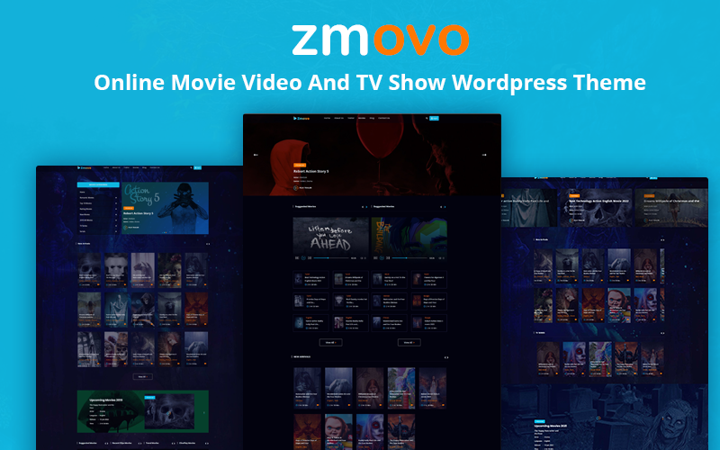 Zmovo - Çevrimiçi Film Videosu ve TV Şovu WordPress Teması
