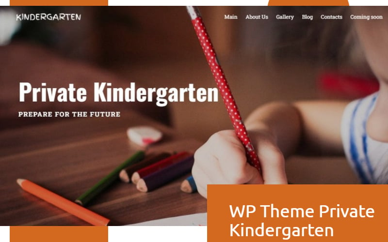 Jardín de infancia - Tema de WordPress para niños de jardín de infancia