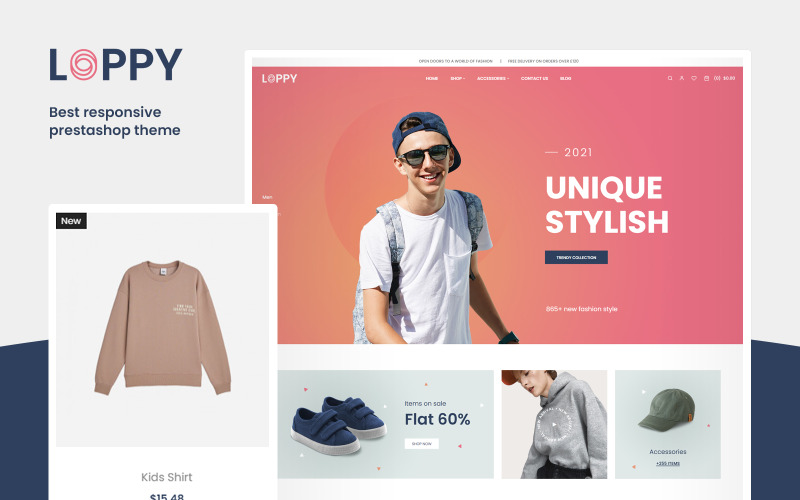 Loppy – divatos e-kereskedelmi Prestashop sablon