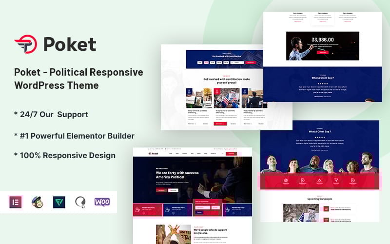 Poket - 政治敏感的 WordPress 主题