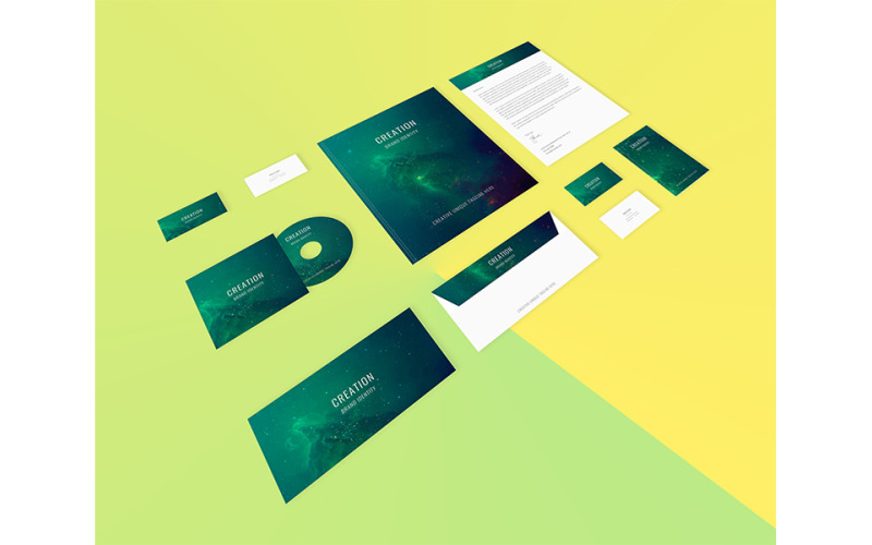 Branding Identity Mockup Creation #223423 - TemplateMonster