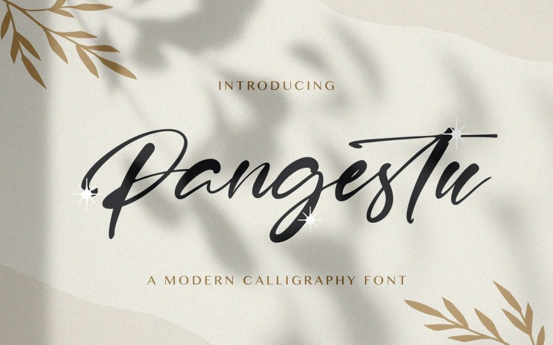 Pangestu - Kalligrafi teckensnitt