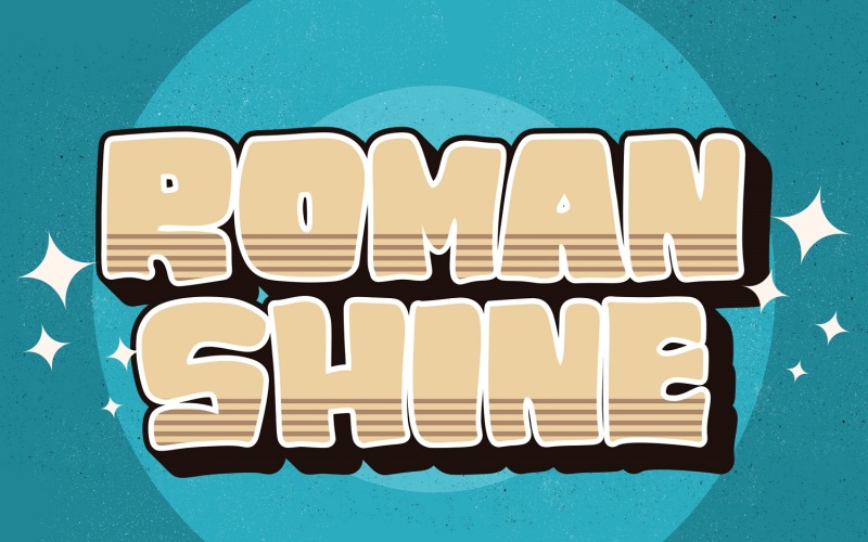 ROMAN SHINE - Display Sans-lettertype