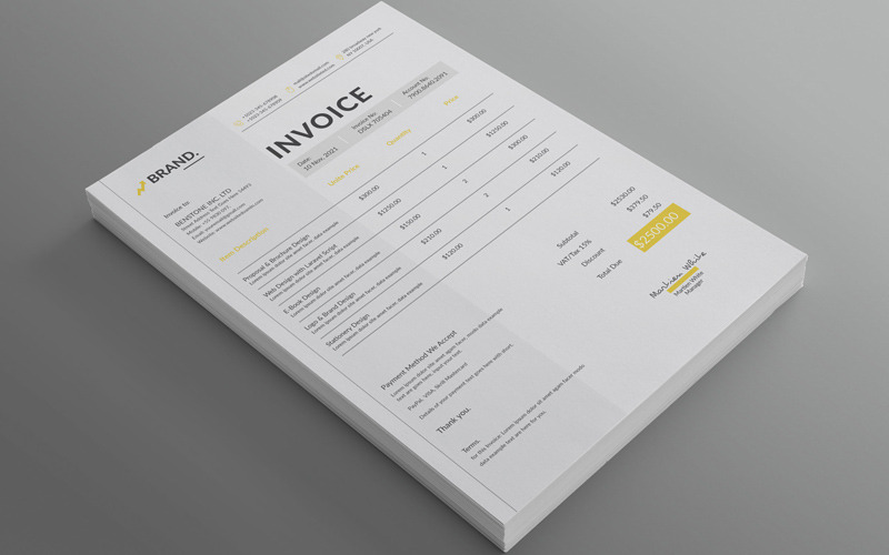 Creative Clean Invoice Vol_07