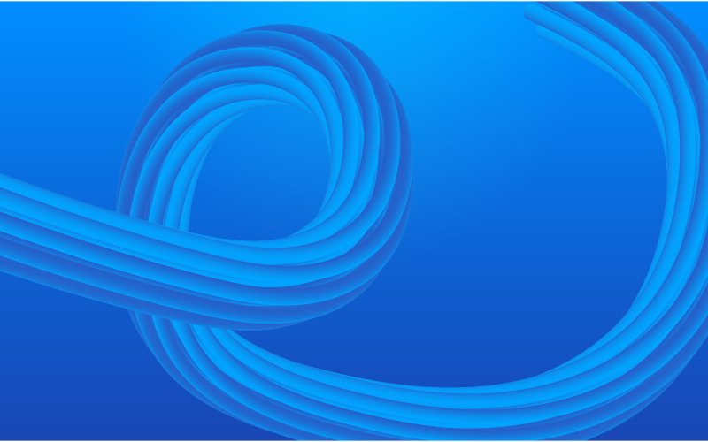 Modèle de fond dégradé bleu unique abstrait de vecteur