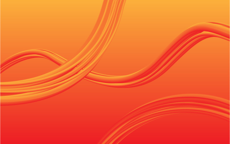 Modelo de plano de fundo laranja elegante abstrato de vetor